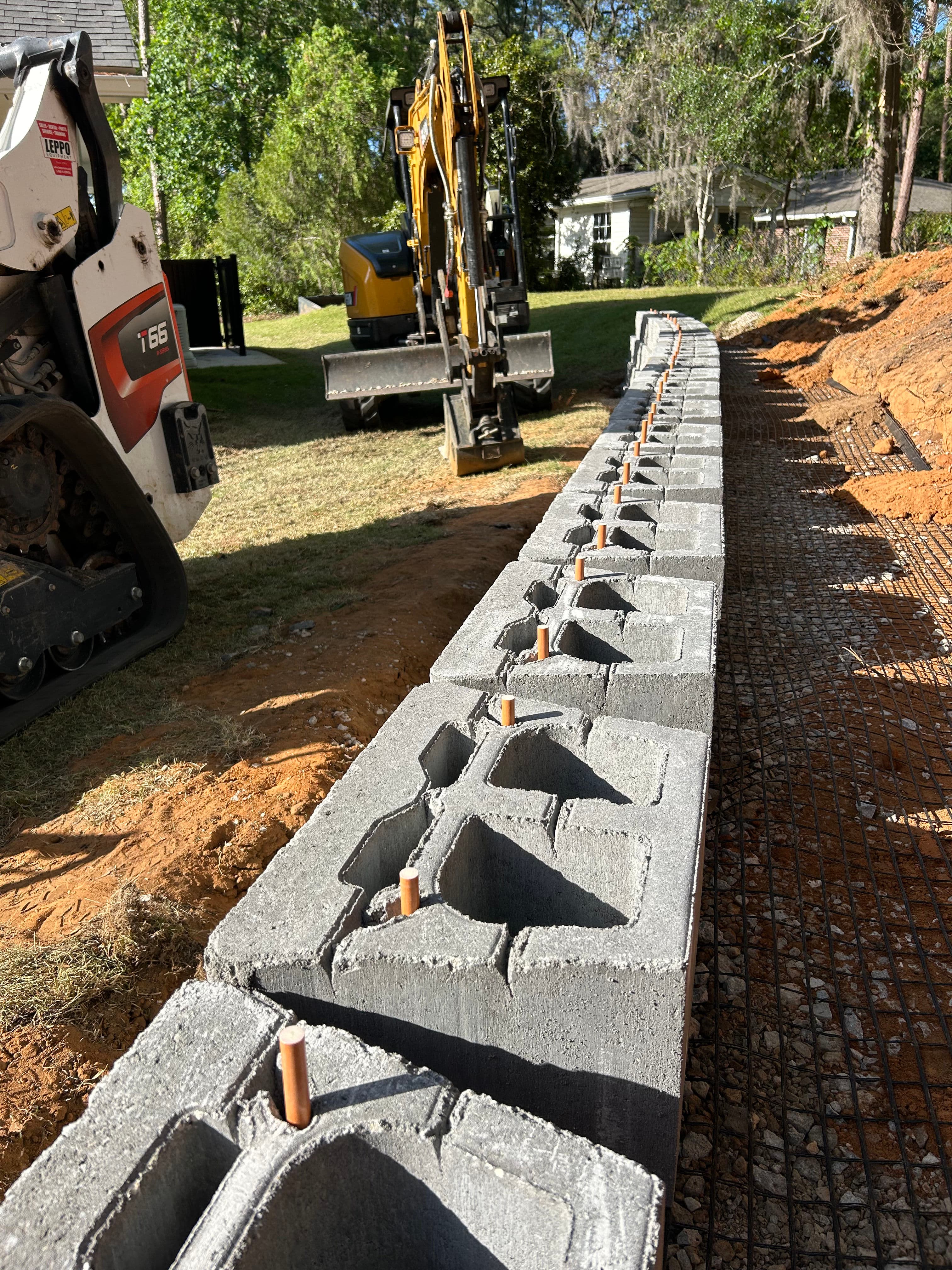 Project Retaining Wall Built Right From the Ground Up image