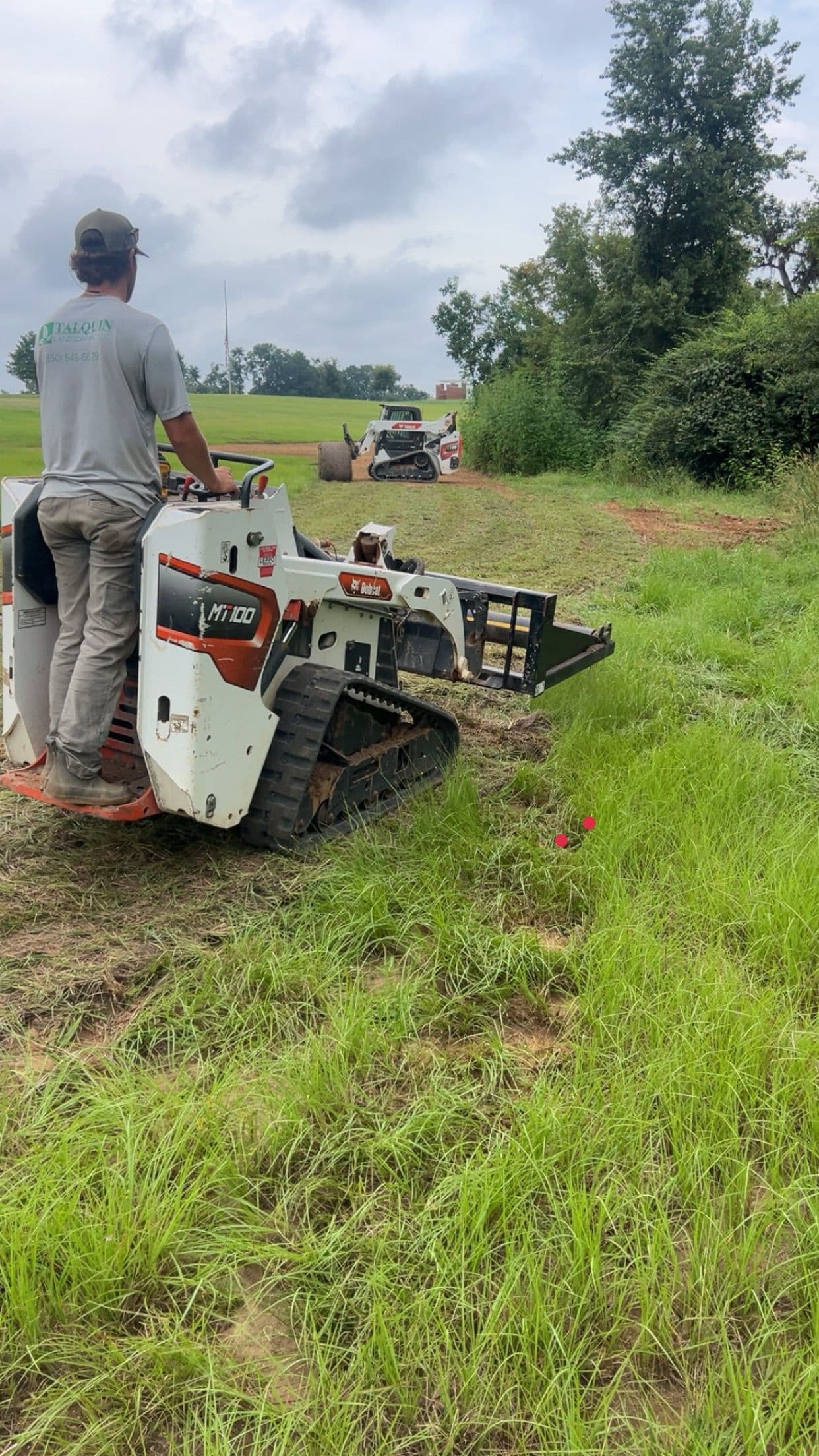 Efficient Sod Repair with Bobcat MT100