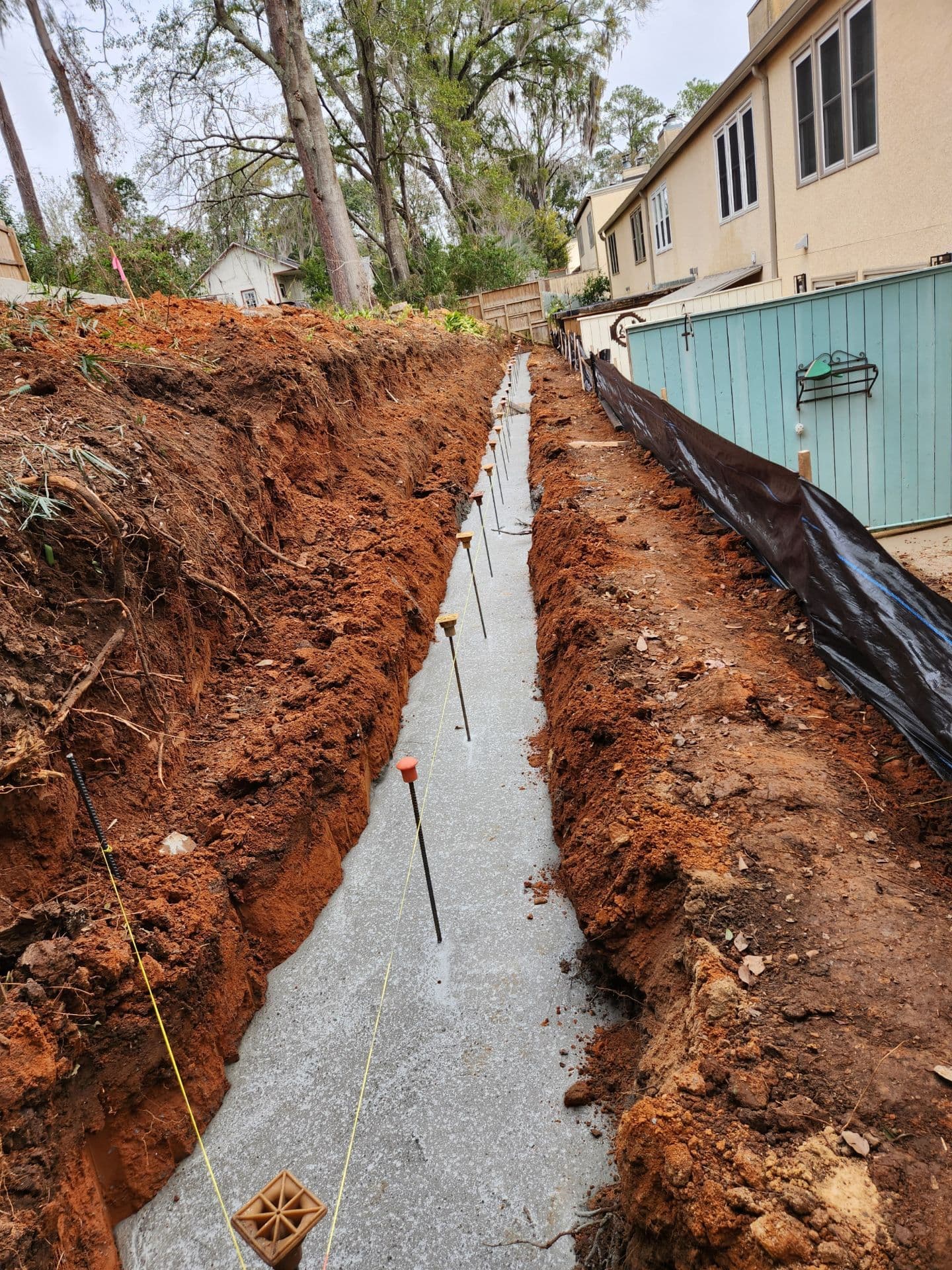 Project Garden Transformation with New Retaining Wall Footers image