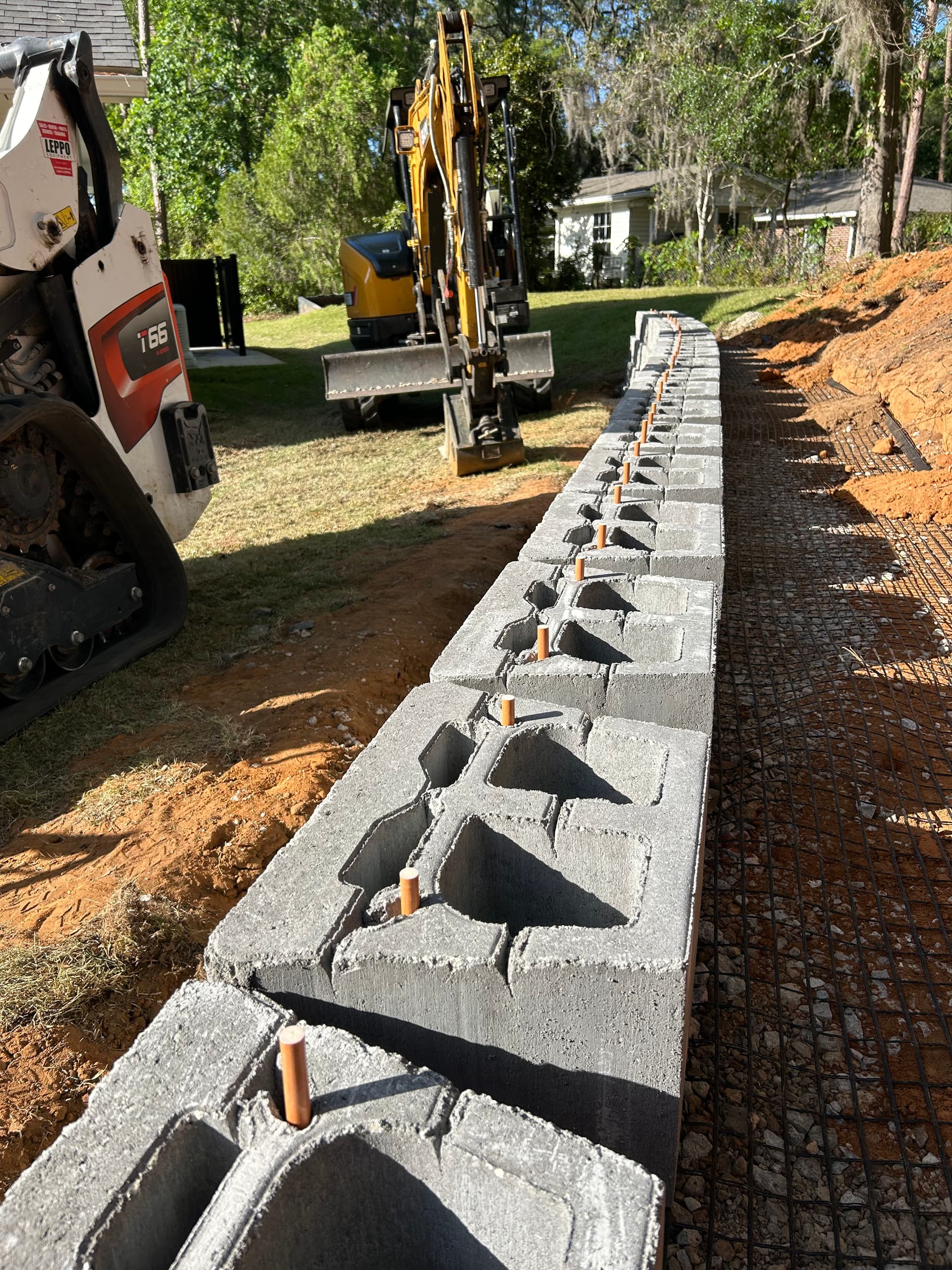 Retaining Wall Built Right From the Ground Up image